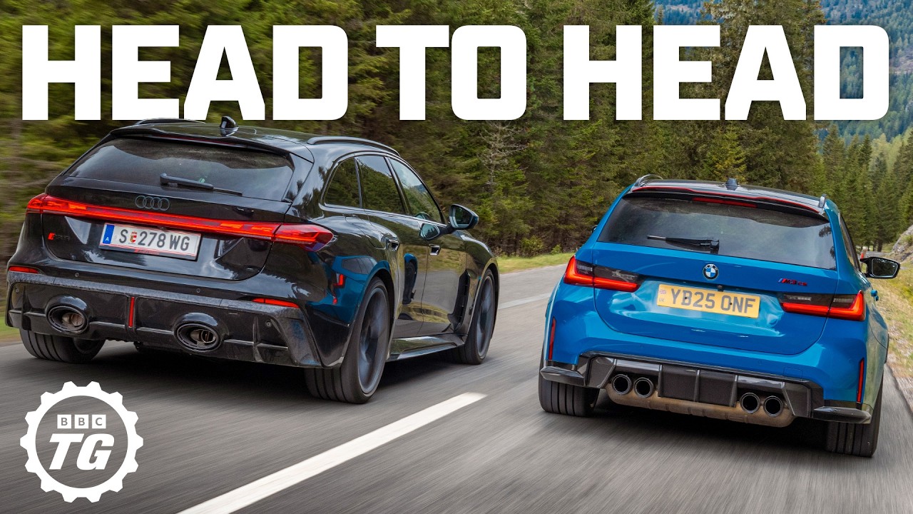新型アウディRS5アバント vs BMW M3 CSツーリング 2026年最強シューティングブレーク頂上対決