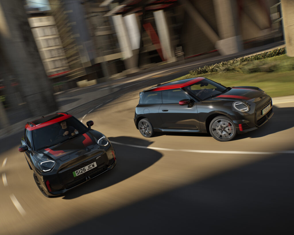 国内25台限定「MINI JCW TRACK STYLE EDITION」が2026年7月に登場｜電動ハイパフォーマンスの頂点