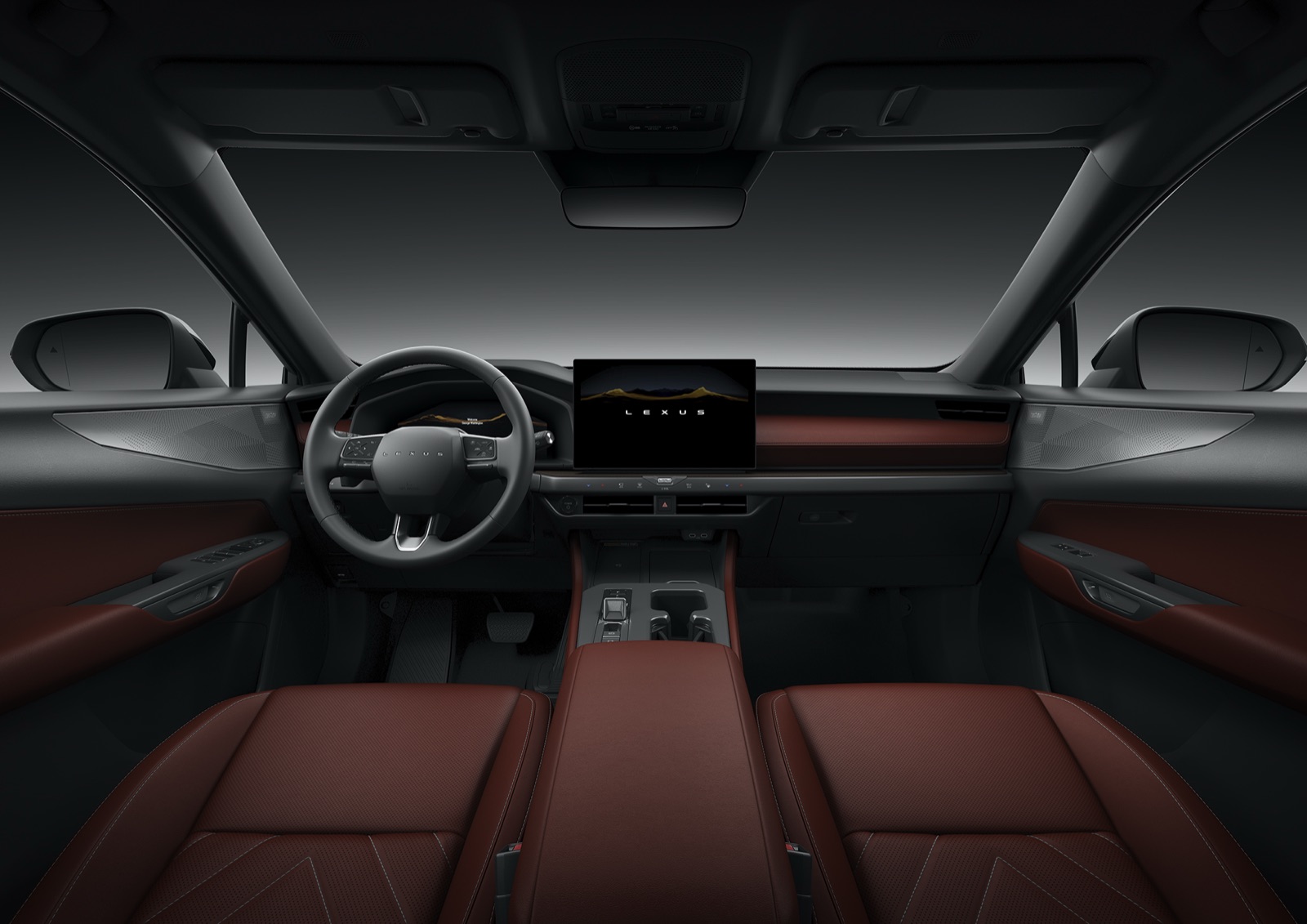 レクサス 新型NX プロトタイプ インテリアカラーABALOS 運転席まわり全景